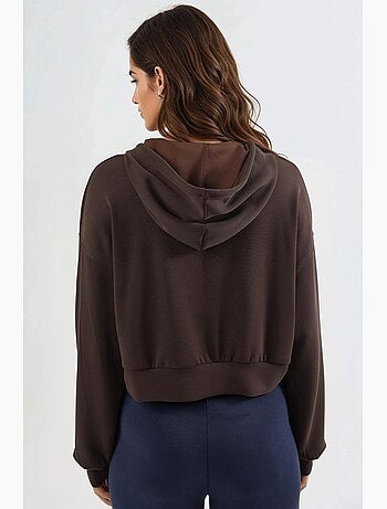 Veste à capuche zippée et coupe décontractée busem
