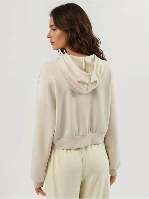 Veste à capuche zippée et coupe décontractée busem - Kiabi