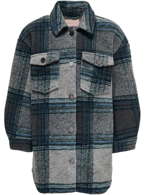 Veste à carreaux Fille Kids ONLY - Kiabi Veste à carreaux Fille Kids ONLY - Kiabi