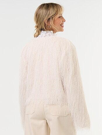 Veste à franges