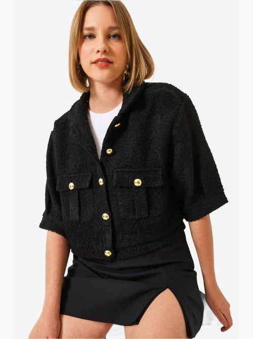 Veste à manches courtes mbms lucci - Kiabi
