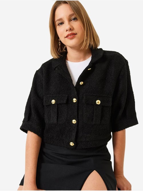 Veste à manches courtes mbms lucci - Kiabi