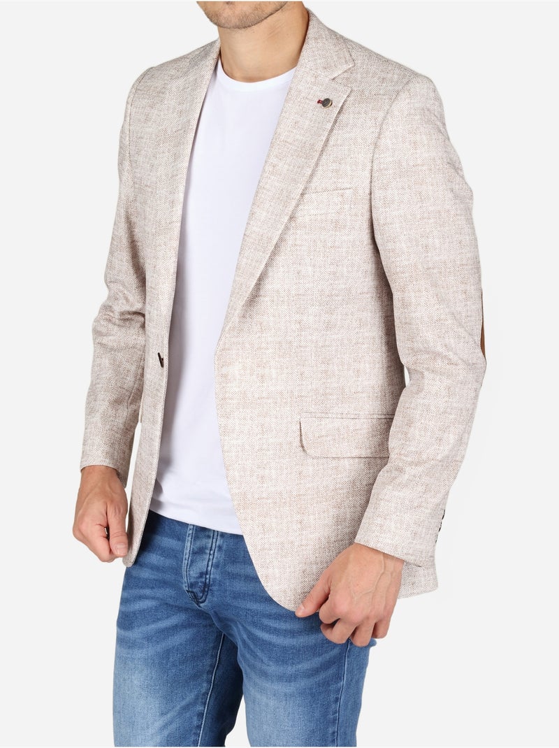 Veste à revers - silverstone Crème - Kiabi