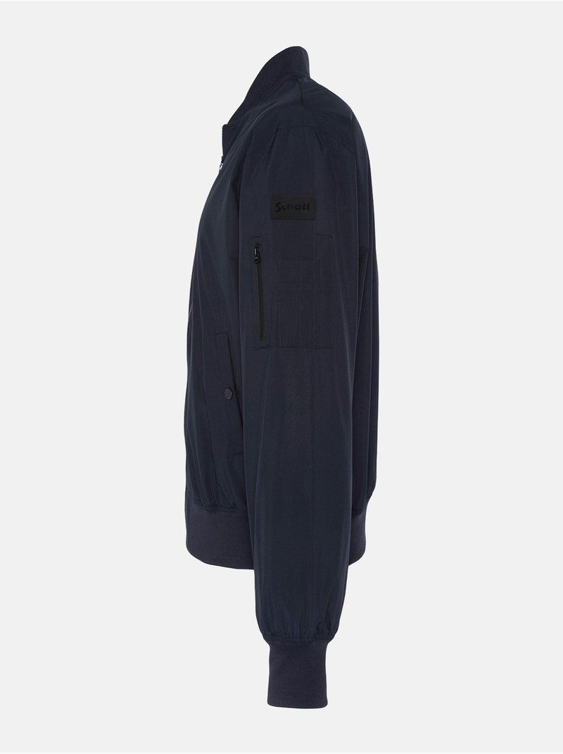 Veste Amston - Schott Bleu marine - Kiabi