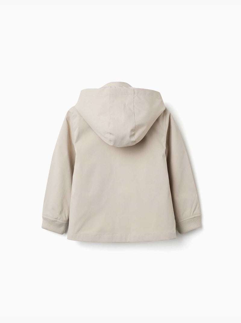 Veste avec doublure et capuche amovible Beige clair - Kiabi