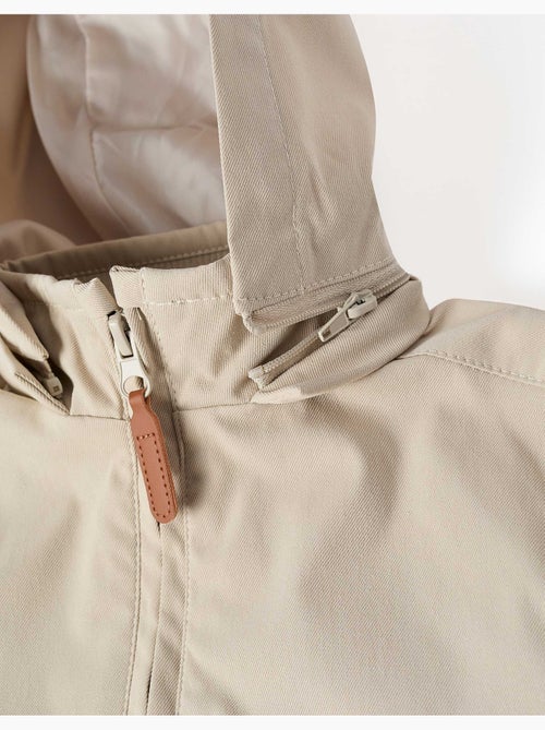 Veste avec doublure et capuche amovible - Kiabi