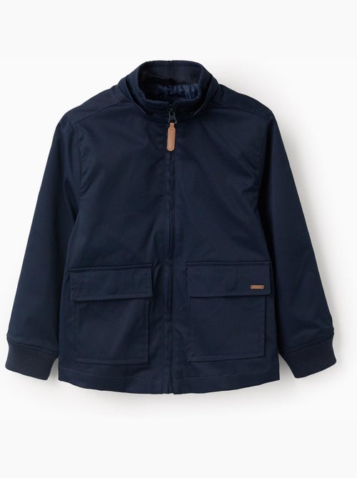Veste avec doublure et capuche amovible - Kiabi