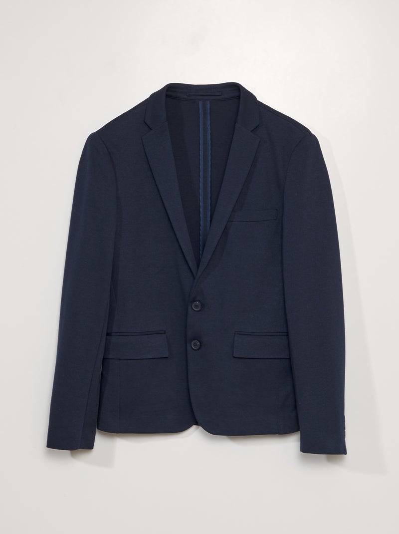 Veste blazer - collection facile à enfiler Bleu - Kiabi
