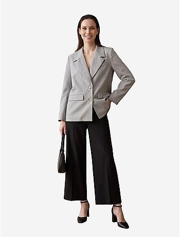Veste blazer à col châle et boutons my fashion