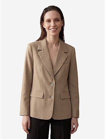 Veste blazer à col châle et boutons my fashion