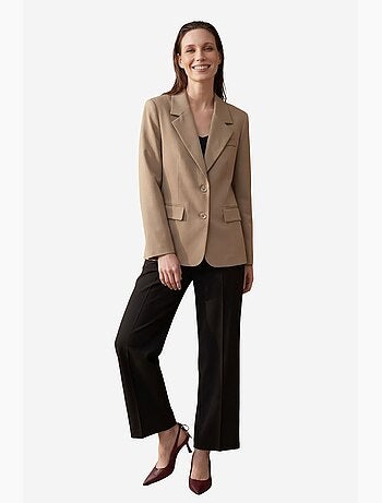 Veste blazer à col châle et boutons my fashion