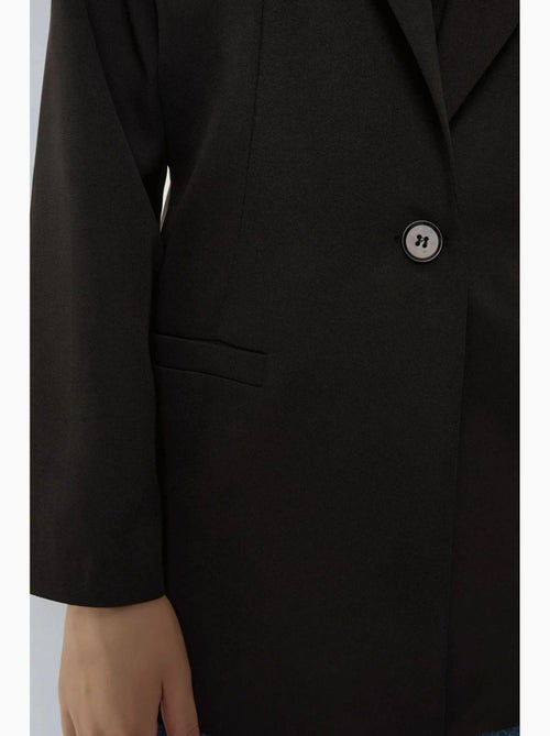 Veste blazer à doublure léopard hiccup - Kiabi Veste blazer à doublure léopard hiccup - Kiabi