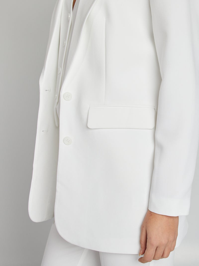 Veste blazer blanc - Kiabi