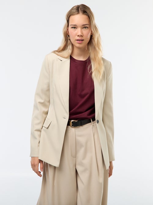 Veste blazer coupe cintrée - Kiabi