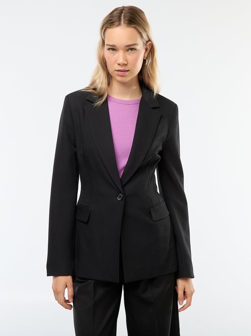 Veste blazer coupe cintrée - Kiabi
