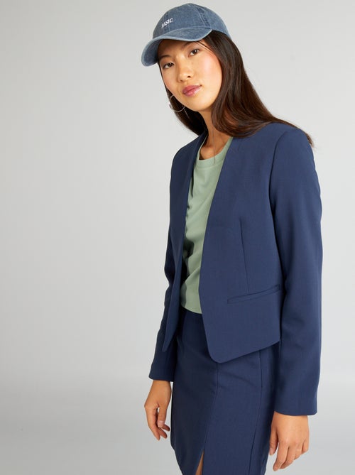 Veste blazer courte - Kiabi