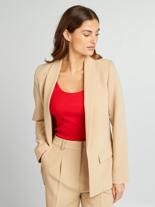 Veste blazer mi-longue