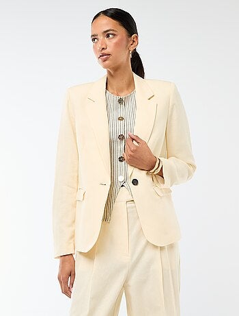 Veste blazer mi-longue