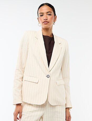Veste blazer mi-longue