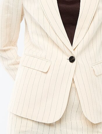 Veste blazer mi-longue