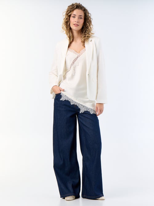 Veste blazer mi-longue - Kiabi