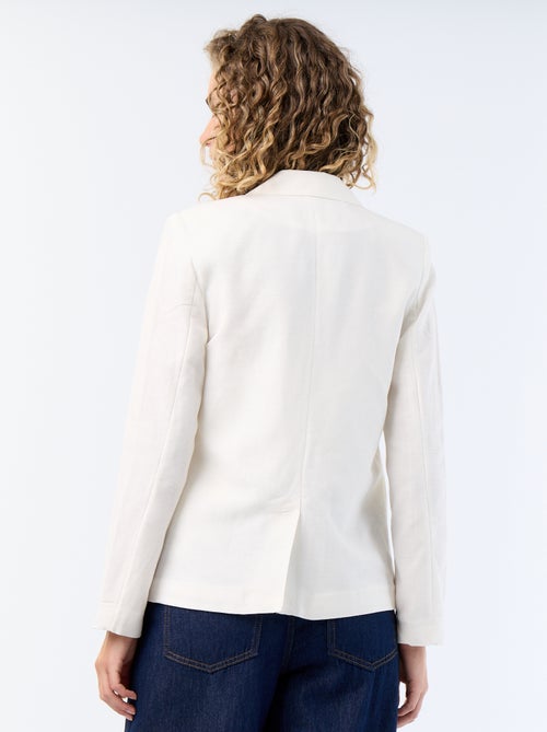 Veste blazer mi-longue - Kiabi