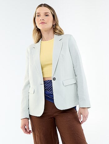 Veste blazer mi-longue