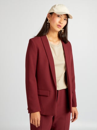 Veste blazer mi-longue