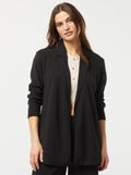 Veste blazer mi-longue fluide 'JDY' Noir - Kiabi