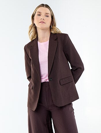 Veste blazer mi-longue
