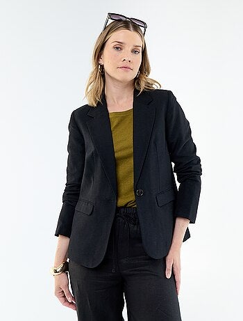 Veste blazer mi-longue