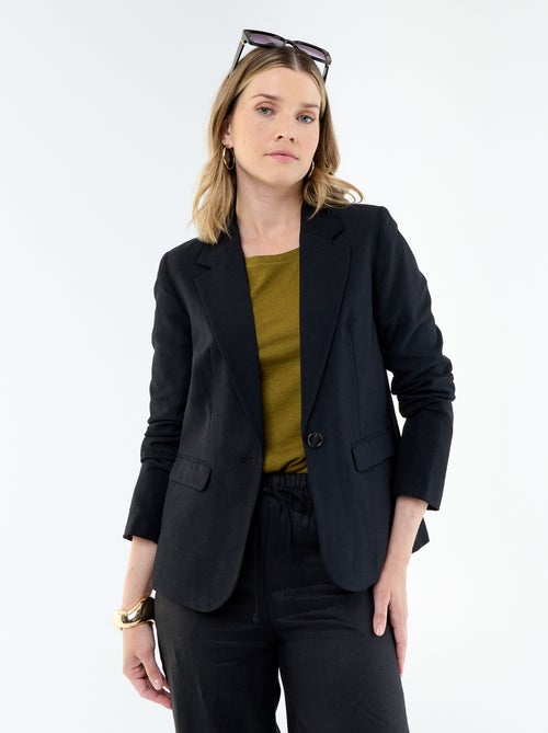 Veste blazer mi-longue - Kiabi