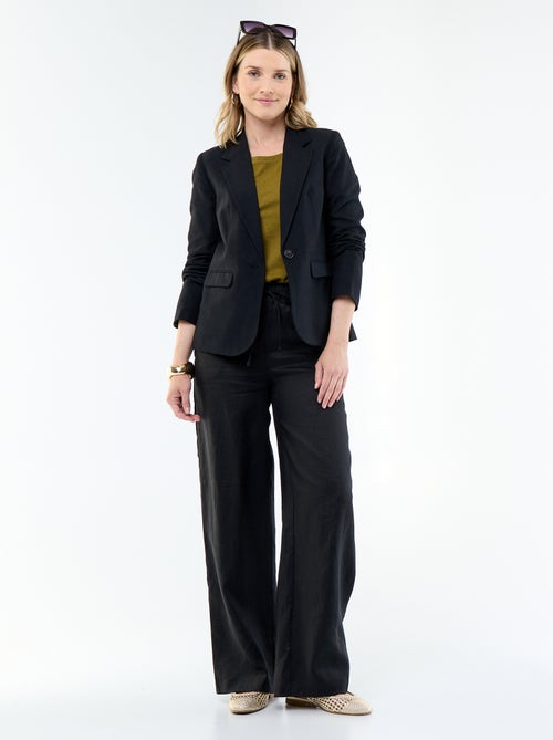 Veste blazer mi-longue - Kiabi