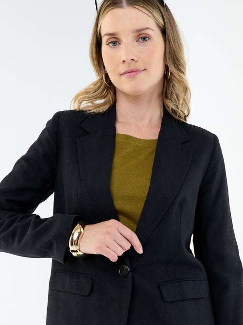 Veste blazer mi-longue - Kiabi