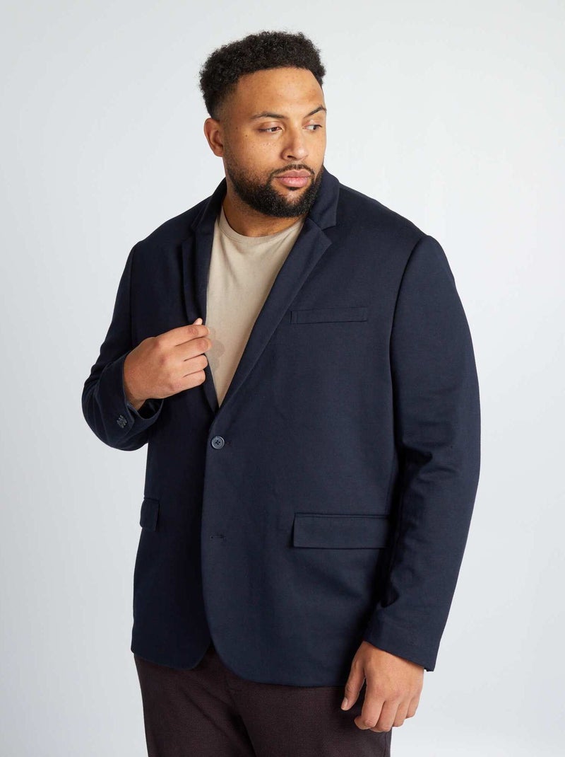 Veste blazer slim Bleu - Kiabi