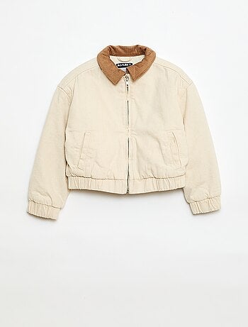 Veste bombée en jean