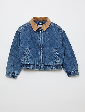 Veste bombée en jean