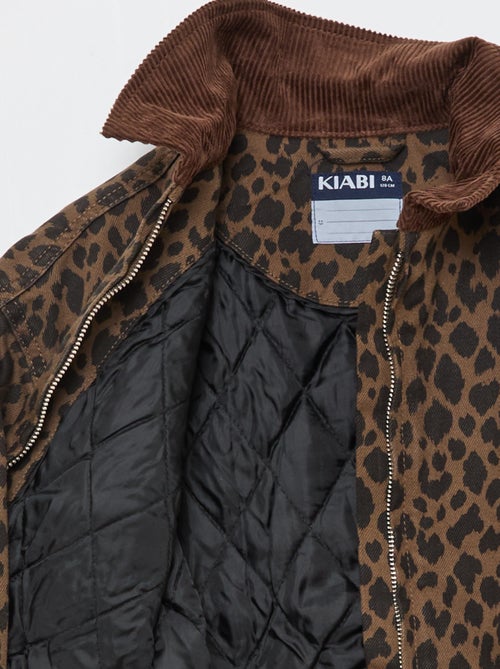 Veste bombée en jean - Kiabi