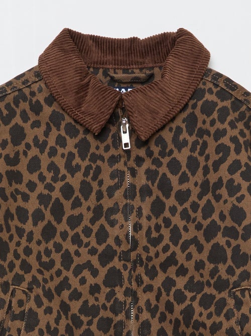 Veste bombée en jean - Kiabi