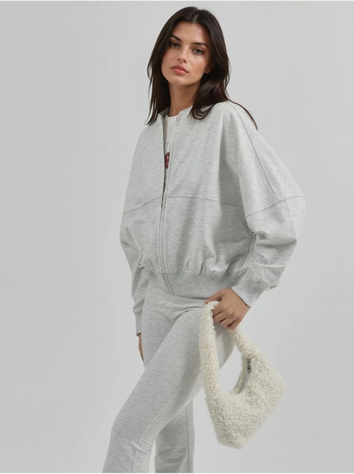Veste bomber à coupe décontractée avec fermeture éclair et col montant busem - Kiabi Veste bomber à coupe décontractée avec fermeture éclair et col montant busem - Kiabi
