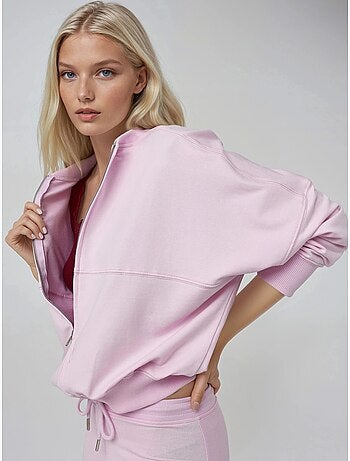 Veste bomber à coupe décontractée avec fermeture éclair et col montant busem