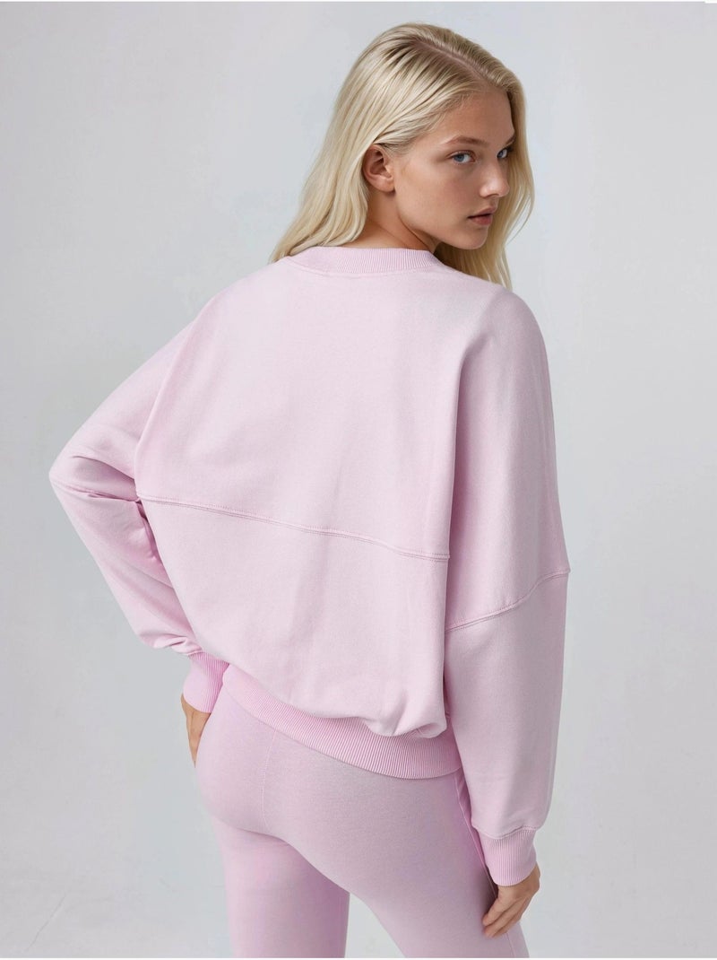 Veste bomber à coupe décontractée avec fermeture éclair et col montant busem Rose pâle - Kiabi