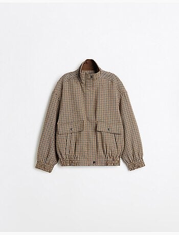 Veste bomber check, mo fashion