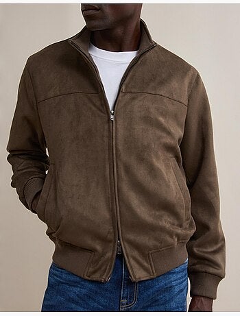 Veste bomber effet suède, mo fashion