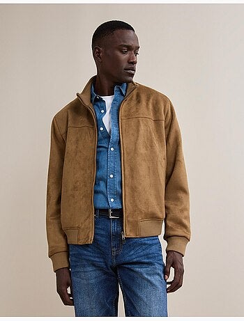 Veste bomber effet suède, mo fashion