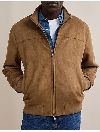 Veste bomber effet suède, mo fashion