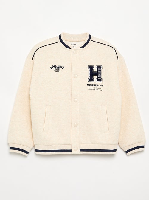 Veste bomber en polaire - Kiabi