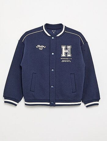 Veste bomber en polaire