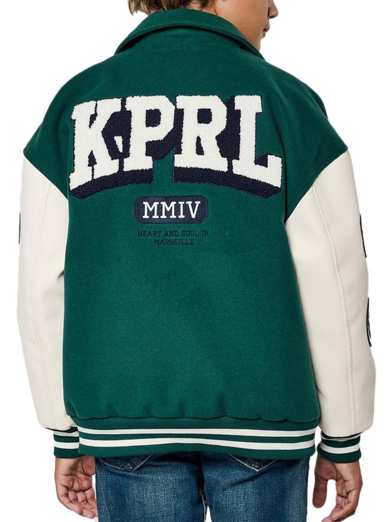 Veste Bomber Garçon Kaporal Vert - Kiabi