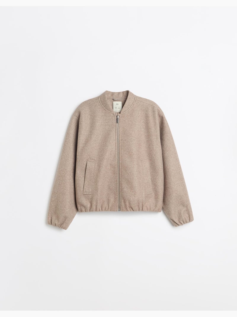 Veste bomber, mo fashion Beige - Kiabi